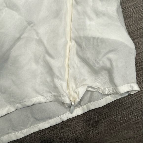 NWT Madewell Brushed Ruched-Front Top in Lighthouse White NN960 Size 12 - Picture 9 of 10